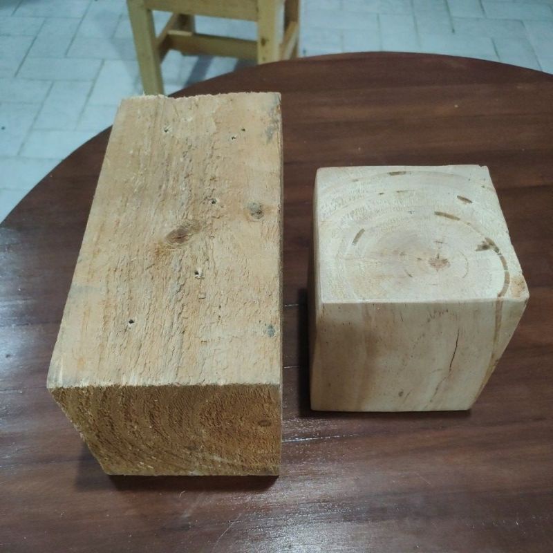 Scrap wood blocks, 2pcs. Shopee Philippines