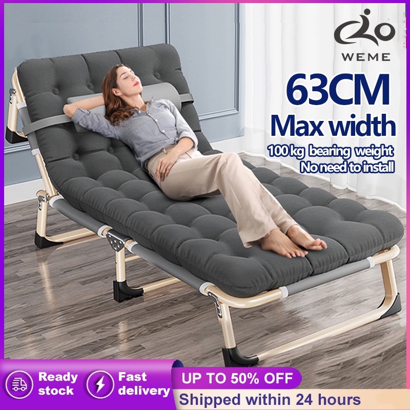 Folding Bed reclining chair on sale folding bed with foam Outdoor heavy