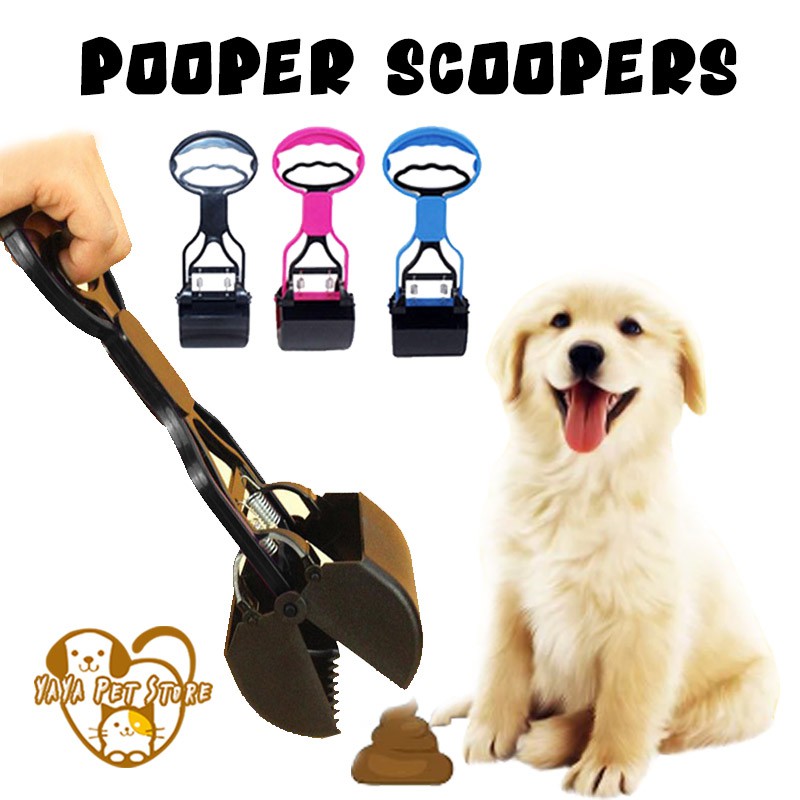 Jaw Poop Scoop Pet Dog Cat Pooper Scooper Pick Up Excreta Cleaner Waste Shopee Philippines