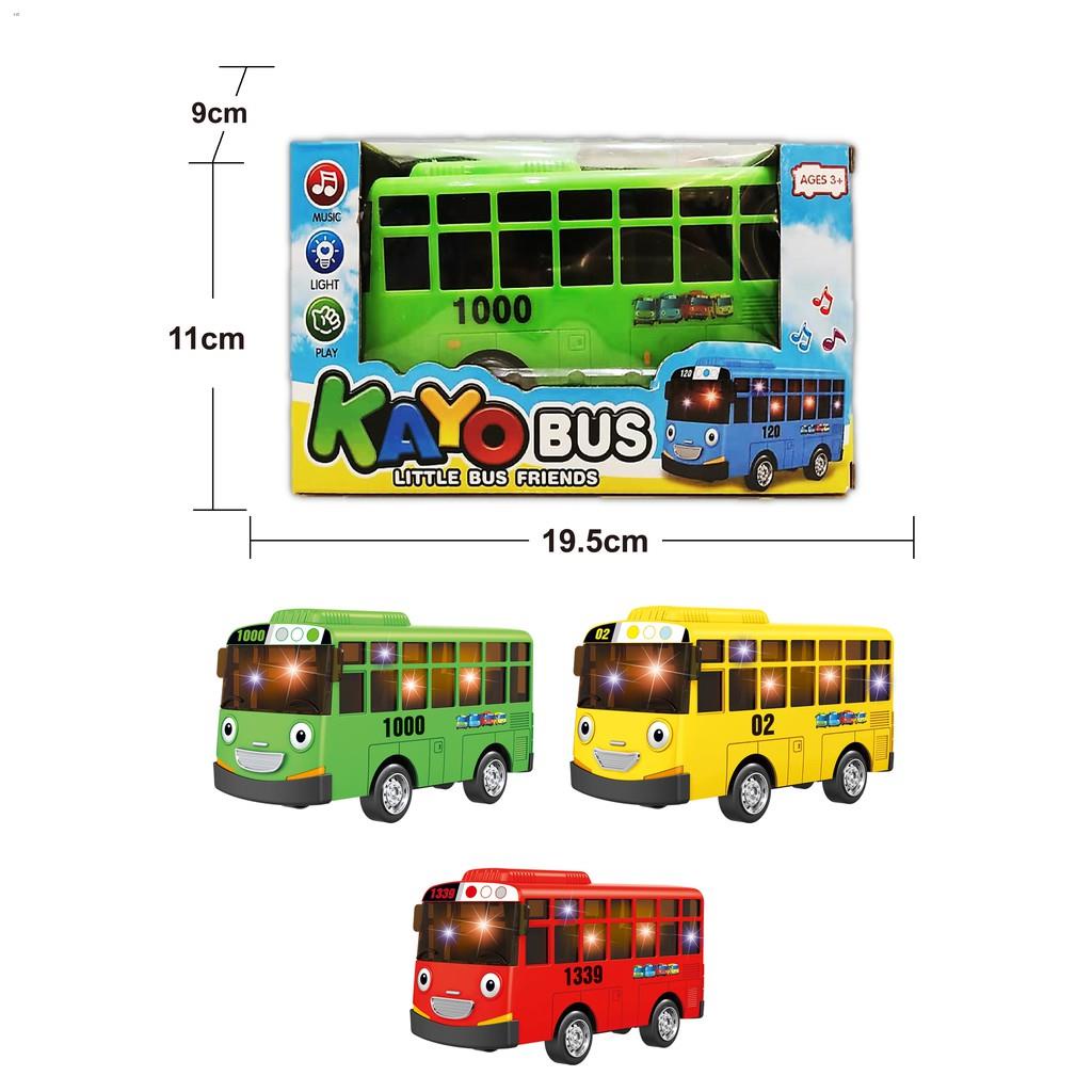 KINGTOYS 3 DESIGN FRICTION LIGHT AND SOUND HIGH QUALITY TOY BUSReady