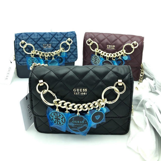 GUESS VICTORIA QUILTED MINI CROSSBODY Shopee Malaysia