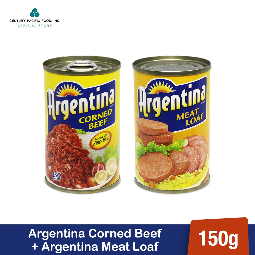 Argentina Corned Beef 150g + Argentina Meat Loaf 150g Shopee Philippines