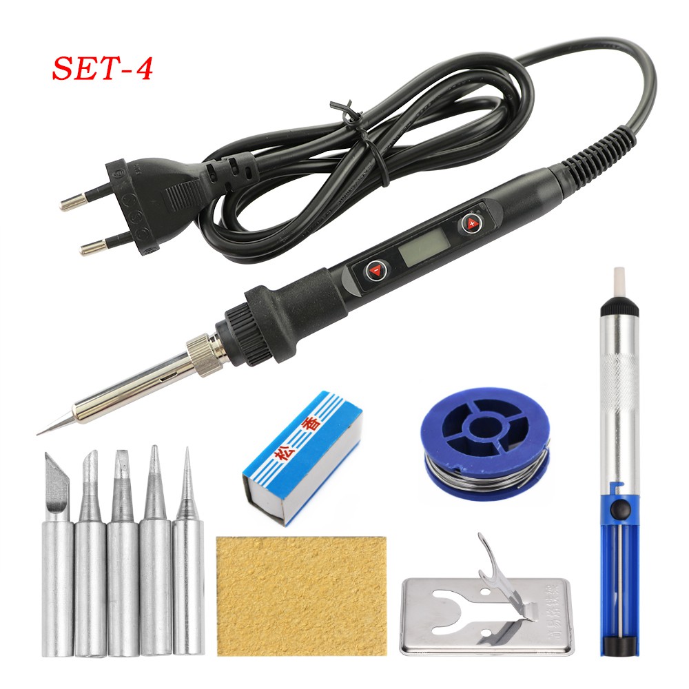 80W LCD Digital Display Temperature Adjustable 220V EU Electric