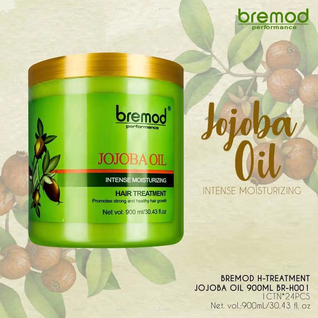 Bremod jojoba oil intense moisturizing hair treatment 900ml Shopee