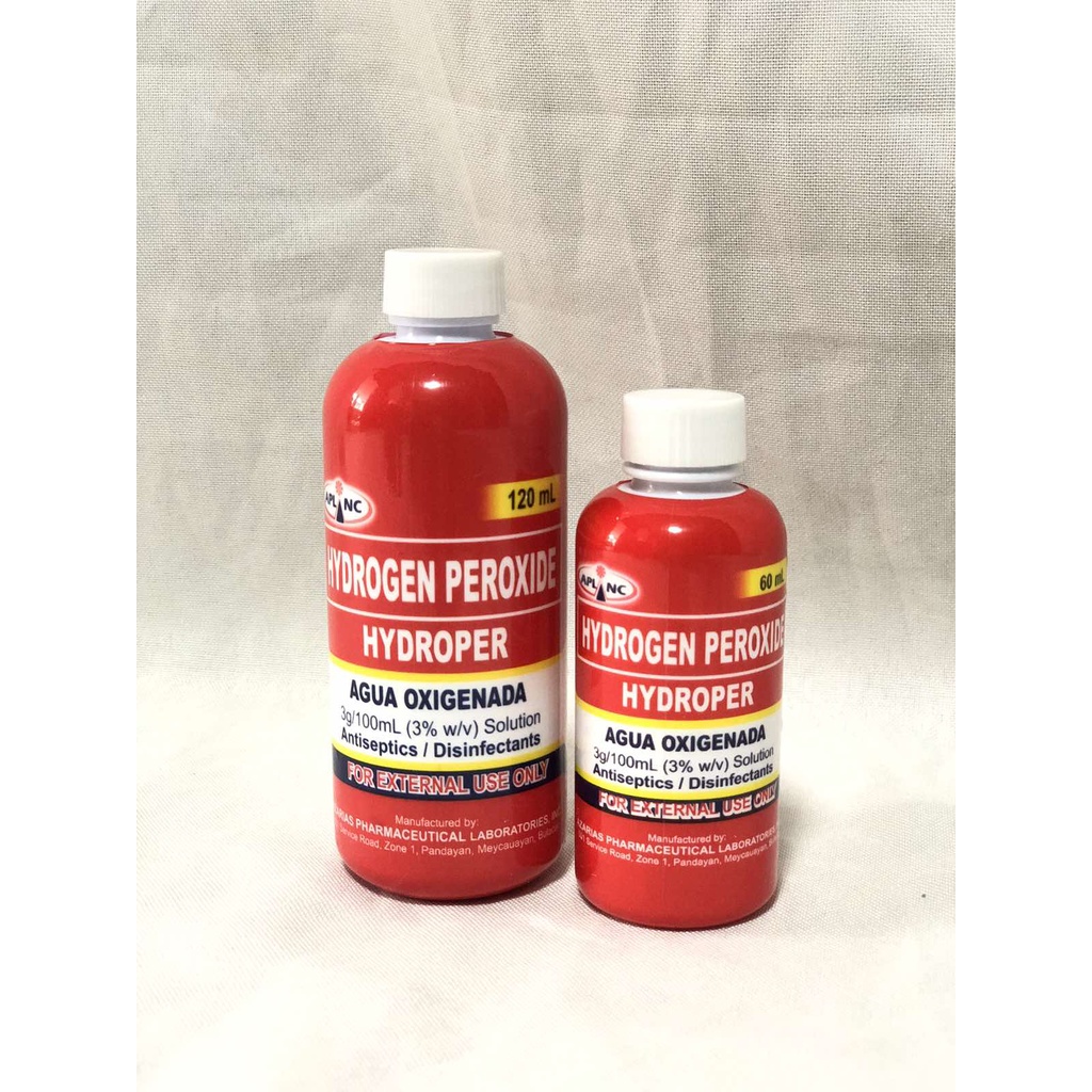 HYDROGEN PEROXIDE / Agua Oxinada (60ml/120ml) Shopee Philippines