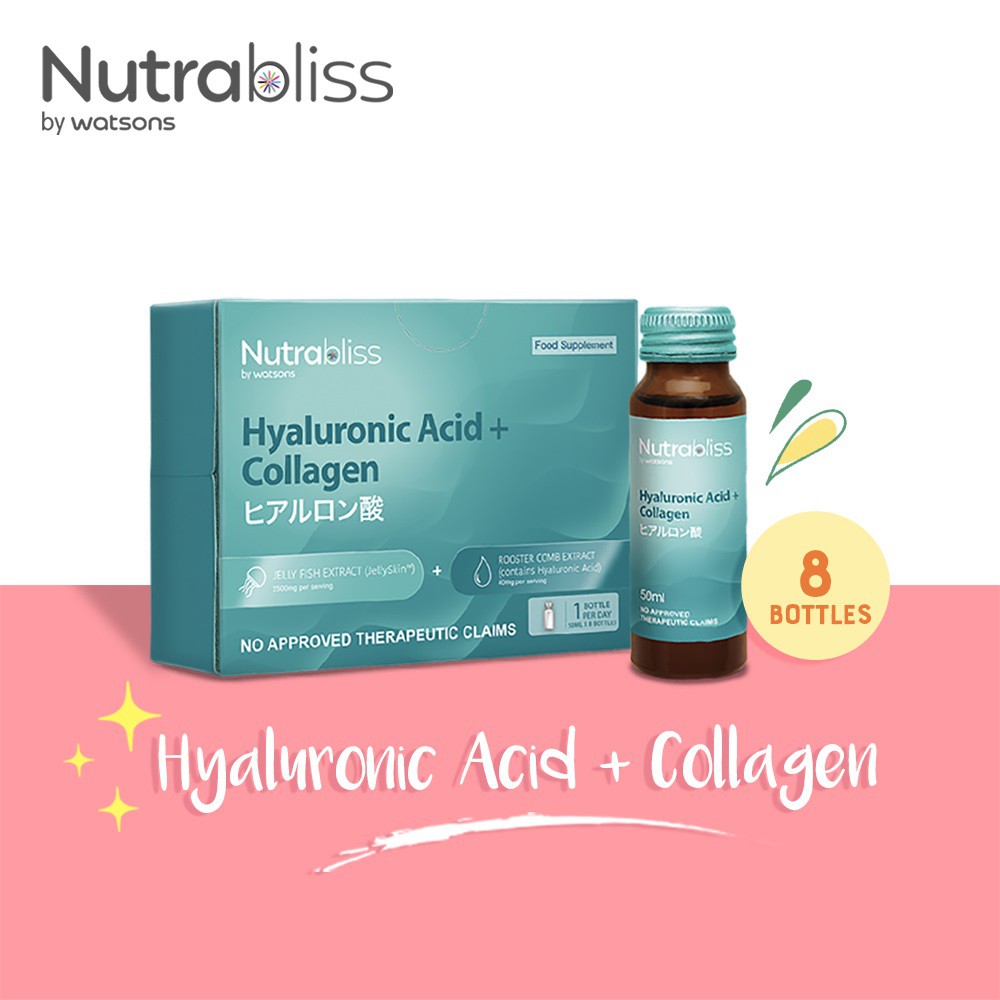 NUTRABLISS by Watsons Hyaluronic Acid + Collagen Food Supplement Liquid