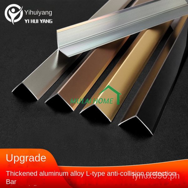 SelfAdhesive Aluminium Alloy Corner Protection Strip Corner Protection Strip Bump Proof Right