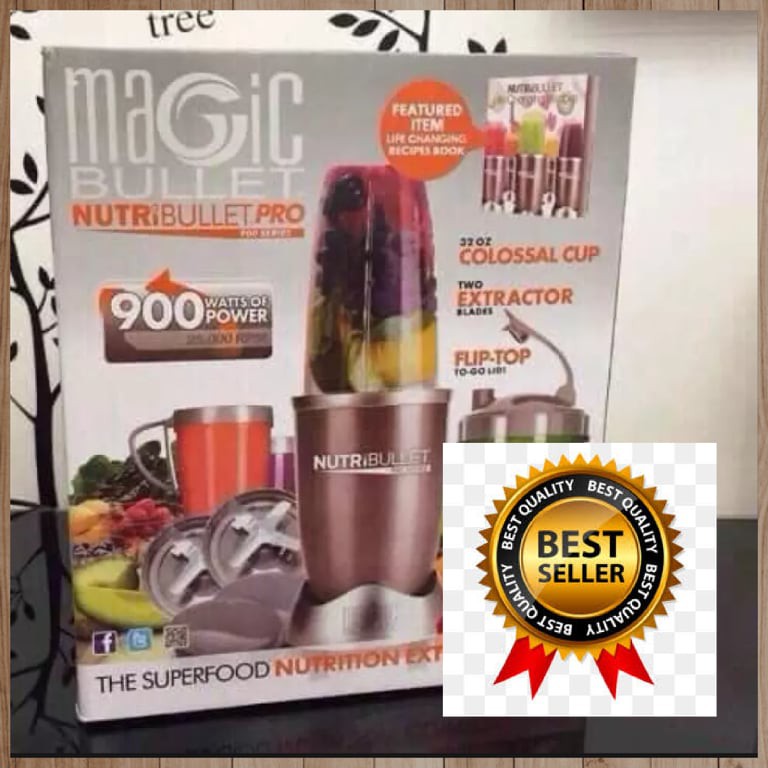 NUTRI BULLET P R O Blender Juice Mixer 900w with Recipe book Shopee