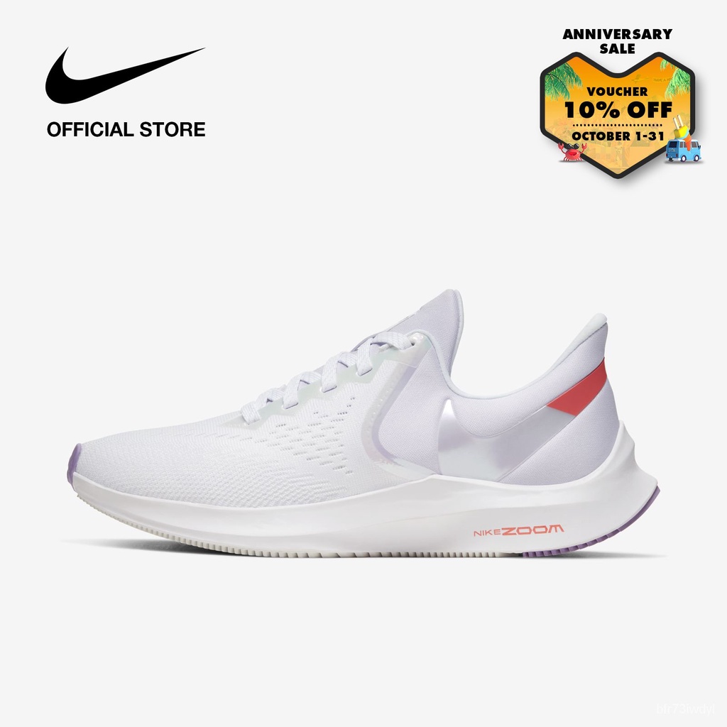 Nike Women's Zoom Winflo 6 Running Shoes White Shopee Philippines