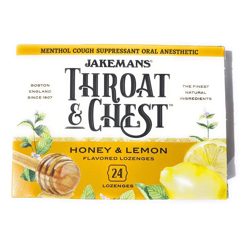 Jakemans Throat & Chest Honey and Lemon Flavored, 24 Lozenges Shopee Philippines