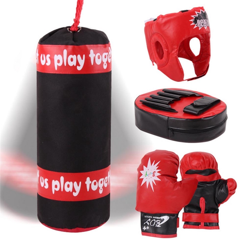 Children's Educational Toys Kids Boxing Kit Training Bag Set Punching