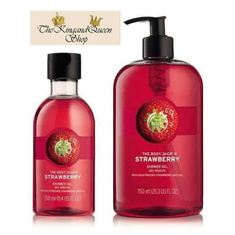 The Body Shop Strawberry Shower Gel 250mL/750mL RESTOCK (K&Q Shop) Shopee Philippines