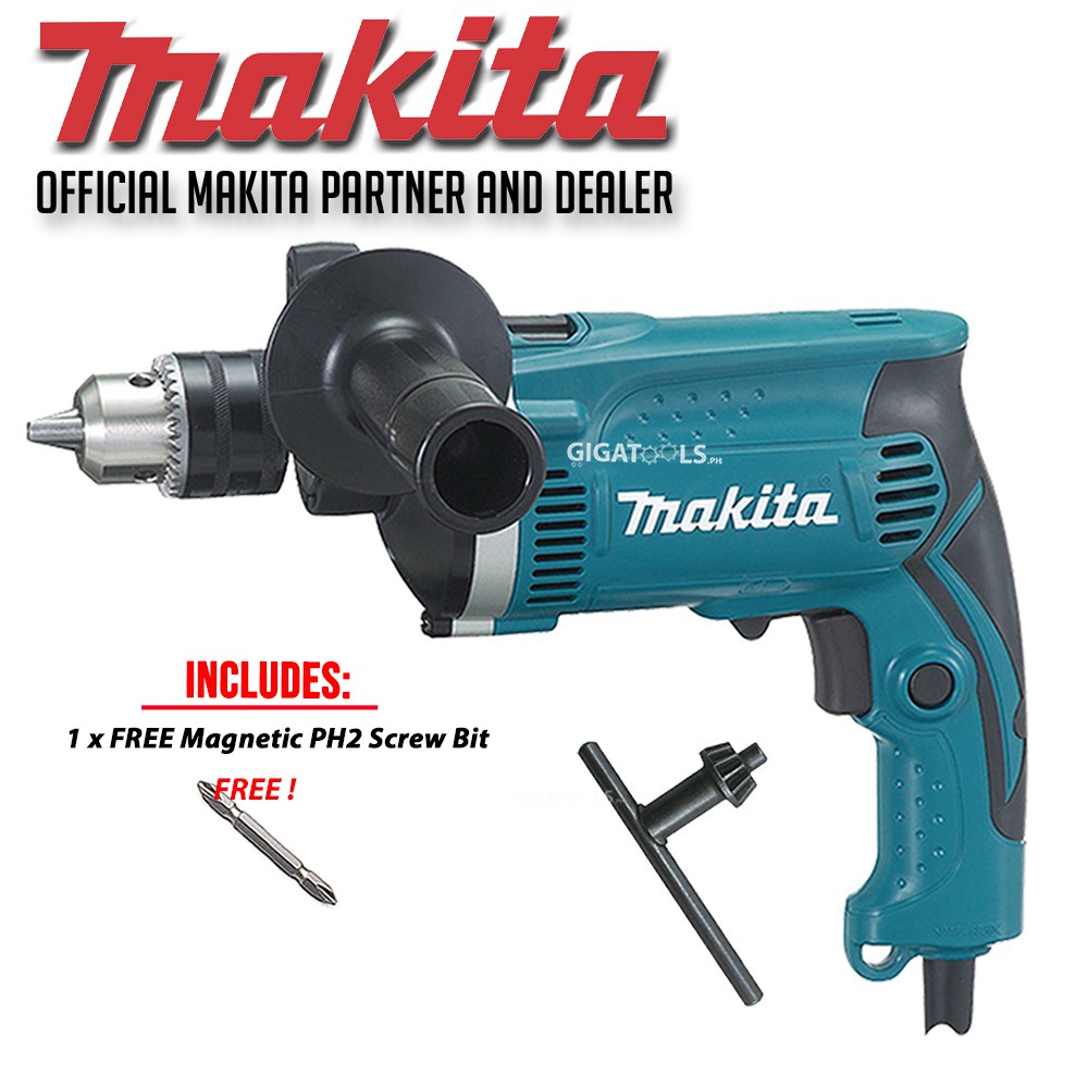 Makita HP1630 Hammer Drill 5/8" 16mm ( 710W ) with FREE PH2