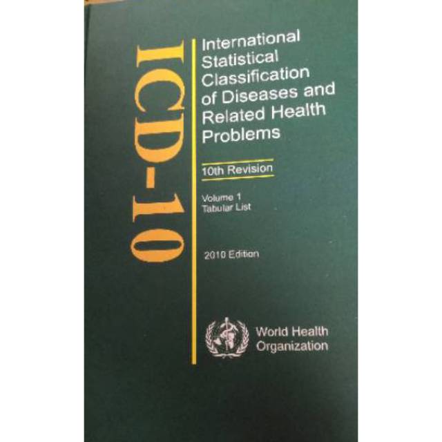 Icd 10 2010 (vol 1,2,3 Package) Shopee Philippines