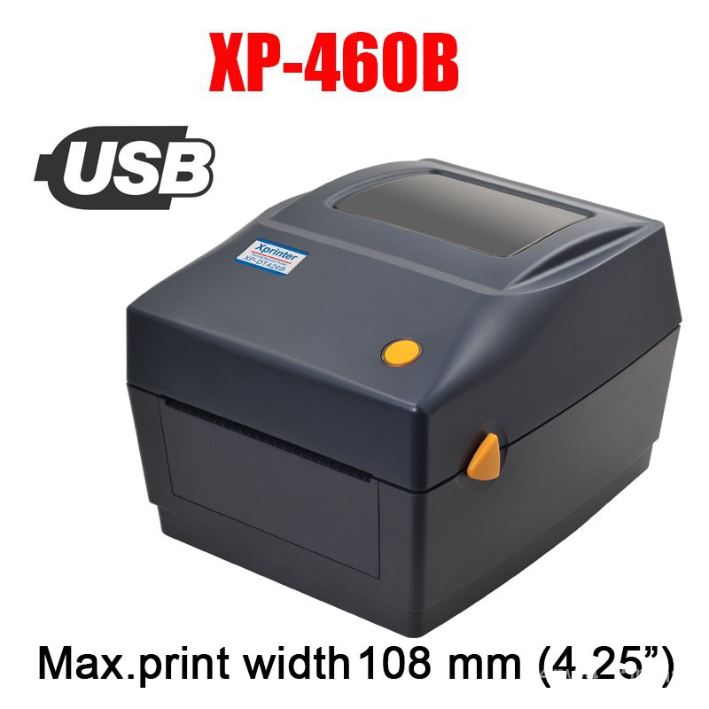 XP460B/420B 108mm Max Width Direct Thermal Barcode Label printer to