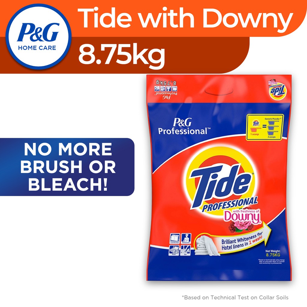 Tide Laundry Powder Detergent Professional with Downy 8.75kg Shopee Philippines