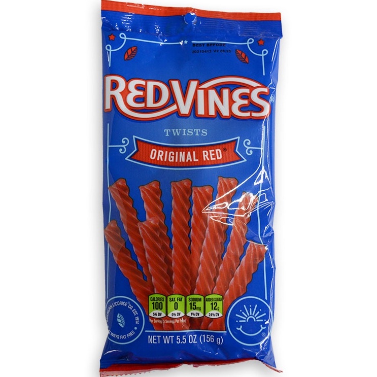 RED VINES Original Red Licorice Twists, 156g Shopee Philippines