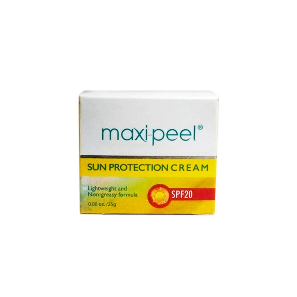 Maxipeel Sunblock Cream 25g Shopee Philippines