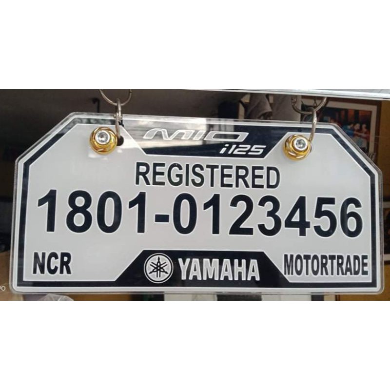 5mm acrylic Temporary plate number /car plate Shopee Philippines