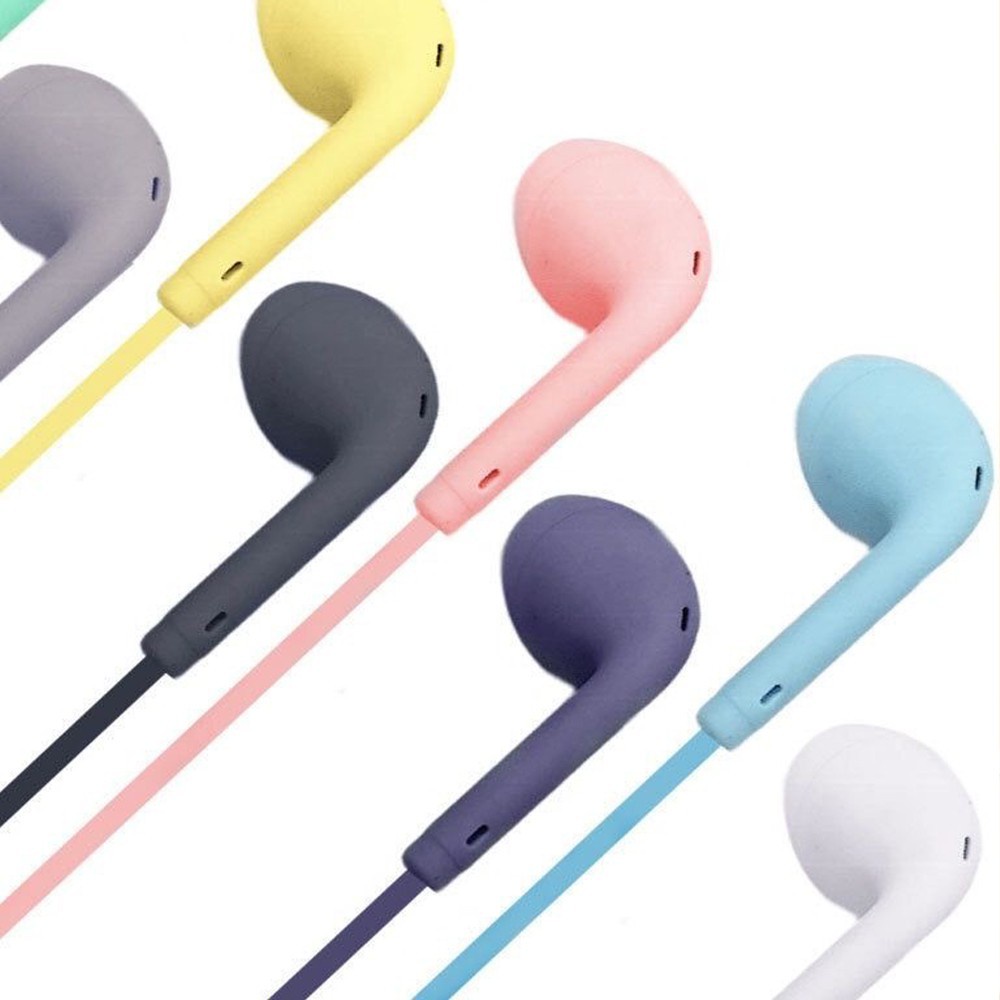 U19 Macaron Color Earphones Universal Headset with InLine Multi