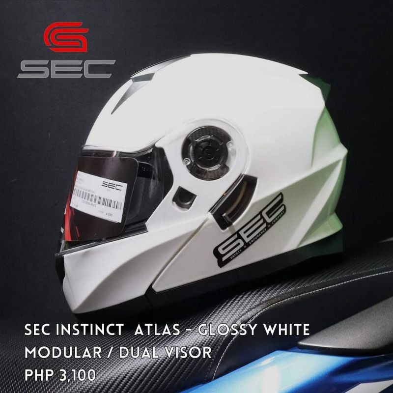 Sec Instinct Modular Dual Visor Helmet Shopee Philippines