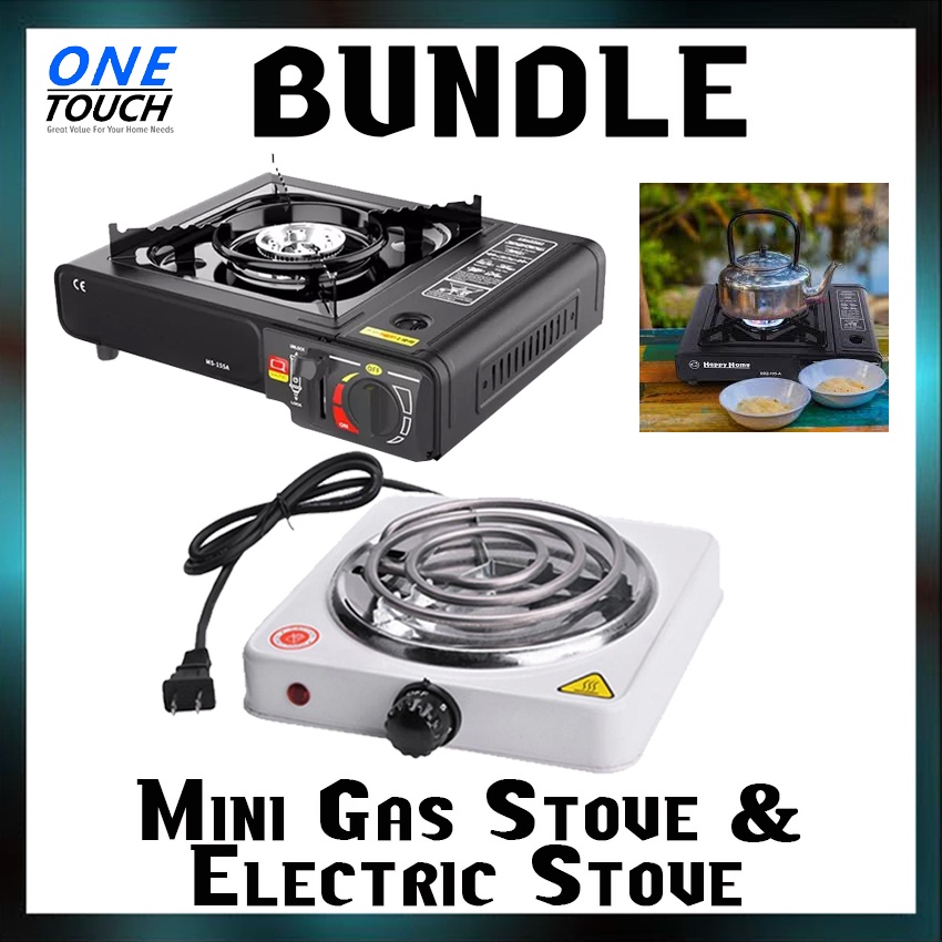 (BUNDLE) BDZ155A Portable Butane Mini Camping Gas Stove WITH Portable