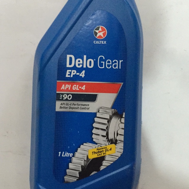 Caltex Delo Gear Oil EP4 API GL4 SAE 90 1liter Shopee Philippines