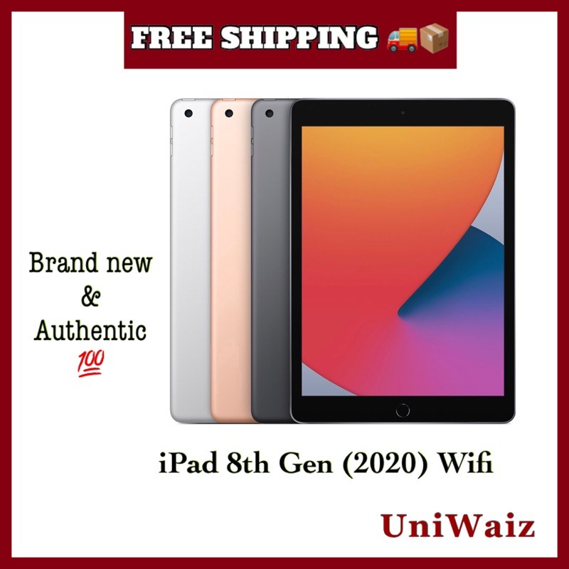 COD iPad 2020 8th Gen 128GB WIFI Brand New Shopee