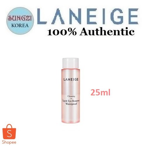 LANEIGE Lip & Eye Remover Waterproof 25ml Shopee Philippines