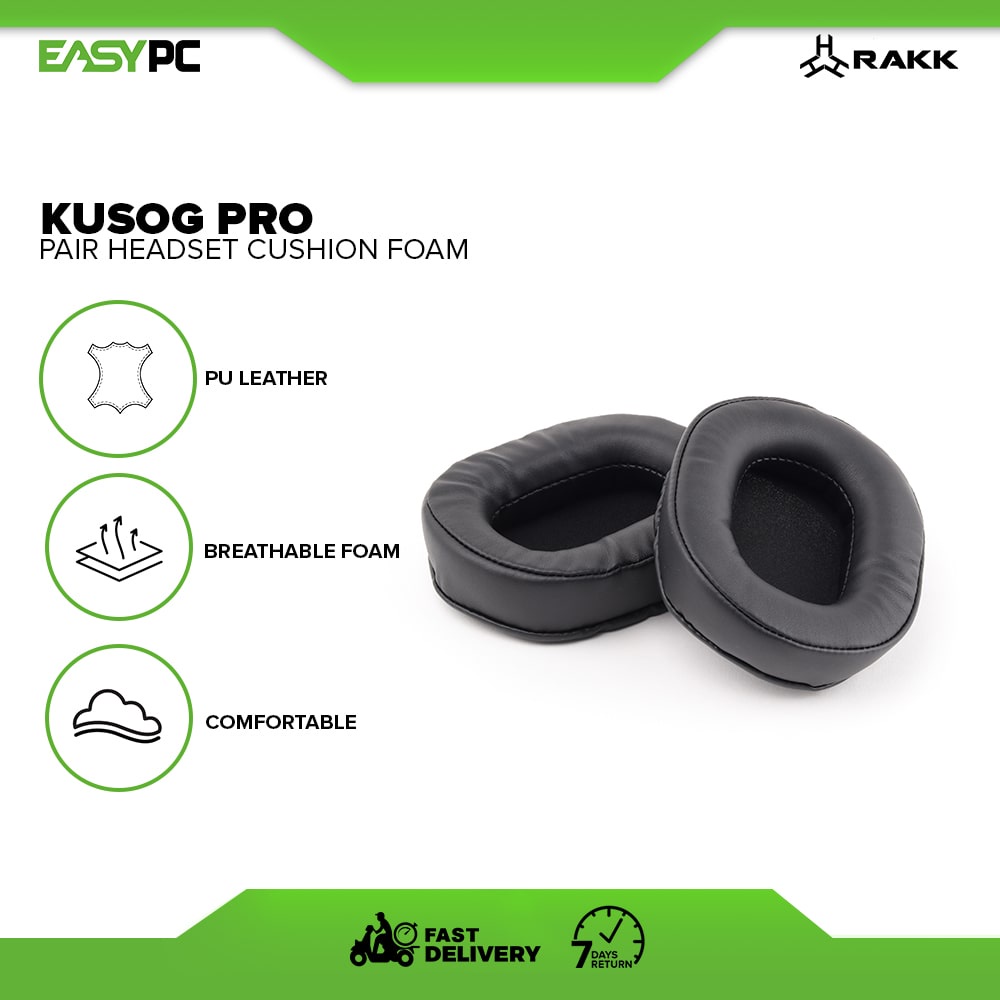 RAKK Kusog Pro Headset Cushion Foam Pair(x2), Brand New cushion foam