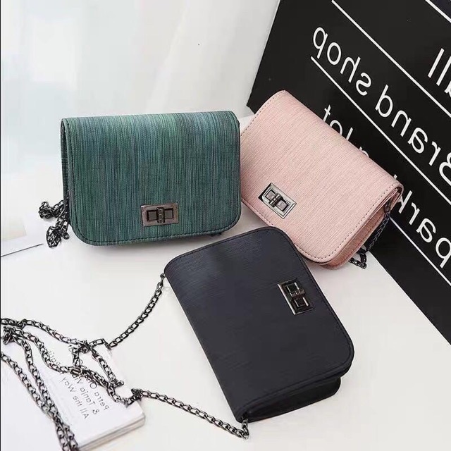EMS Classic Flap on chain korean sling bag Shopee Philippines