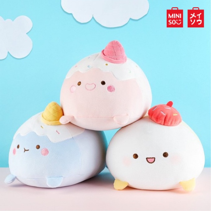 Miniso Delightful Food Series Strawberry/Cotton Candy/Cream Plush