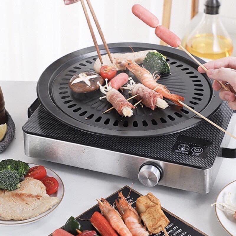 LKJ New Arrival Smokeless Indoor Stovetop Barbecue Grill Chefmaster