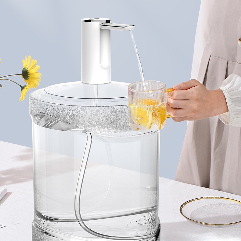 Foldable Water Pump USB Automatic Dispenser Pump Button Control Portable Mini Electric Water