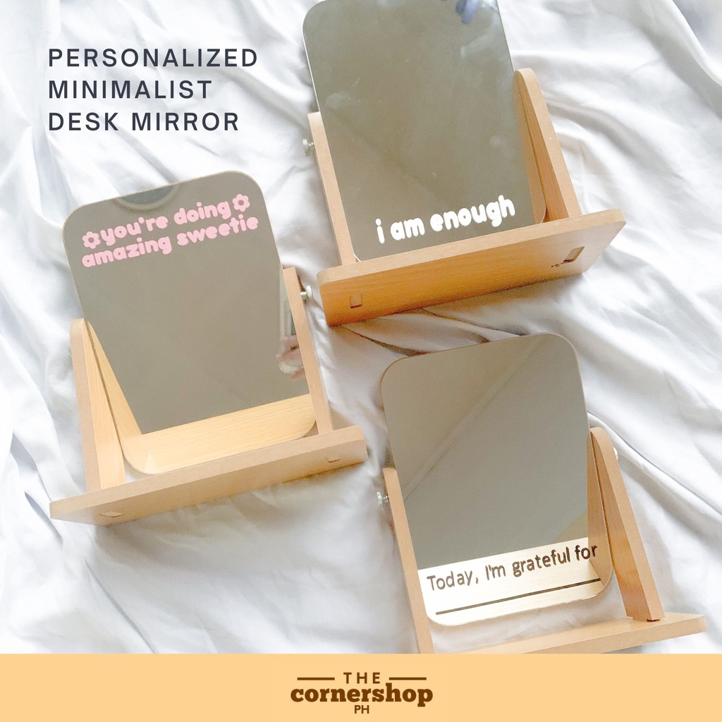 Personalized Minimalist Desk Mirror Shopee Philippines