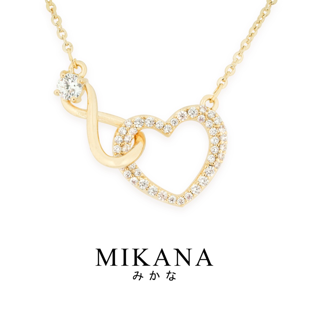 Mikana 18k Gold Plated Perfect Pendant Necklace Accessories For Women