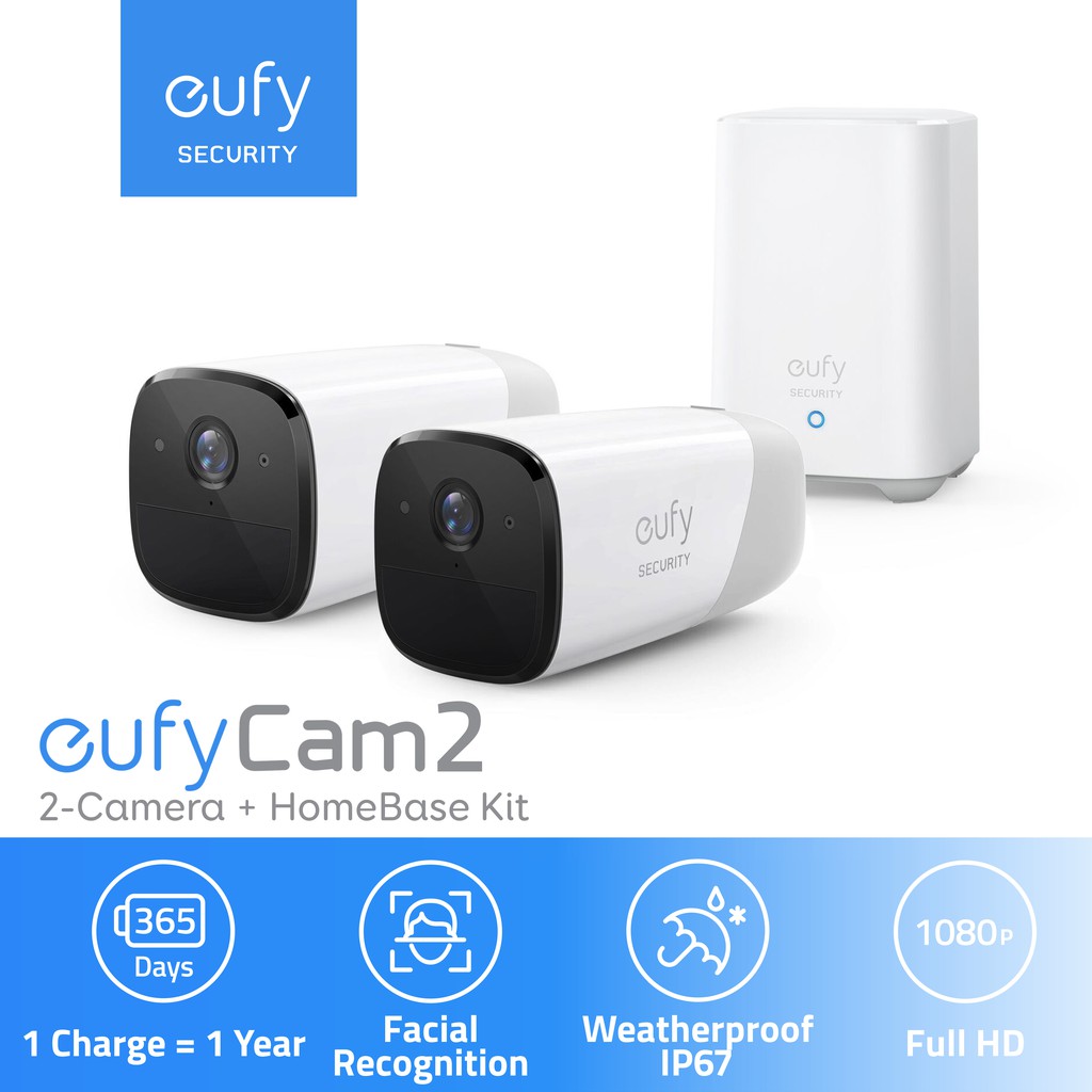 Eufy Security eufyCam 2 by Anker Wireless Home Security Camera System