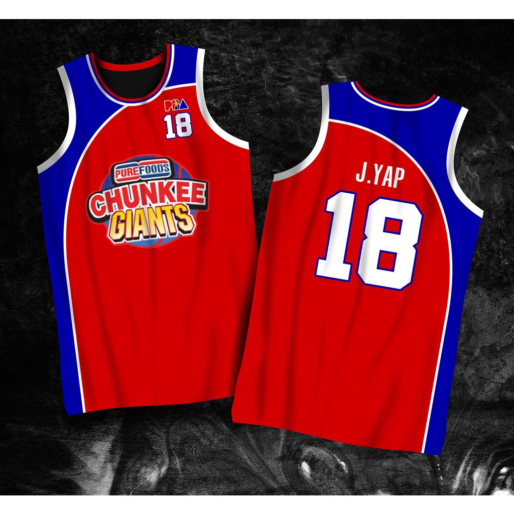 PBA RETRO JERSEY PUREFOODS CHUNKEE GIANTS JAMES YAP 18 FULL