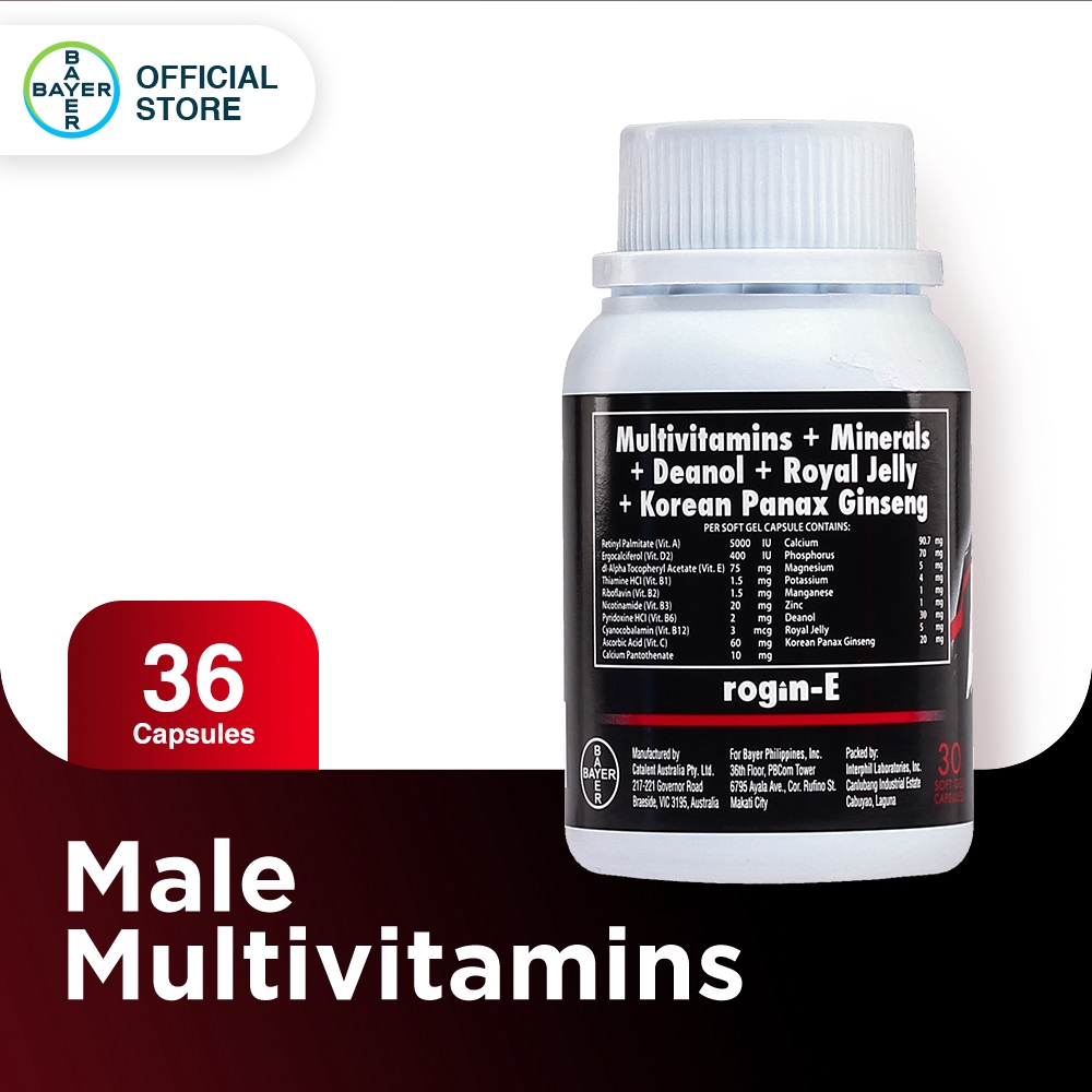RoginE Multivitamins Soft Gel 36 Tablets Shopee Philippines