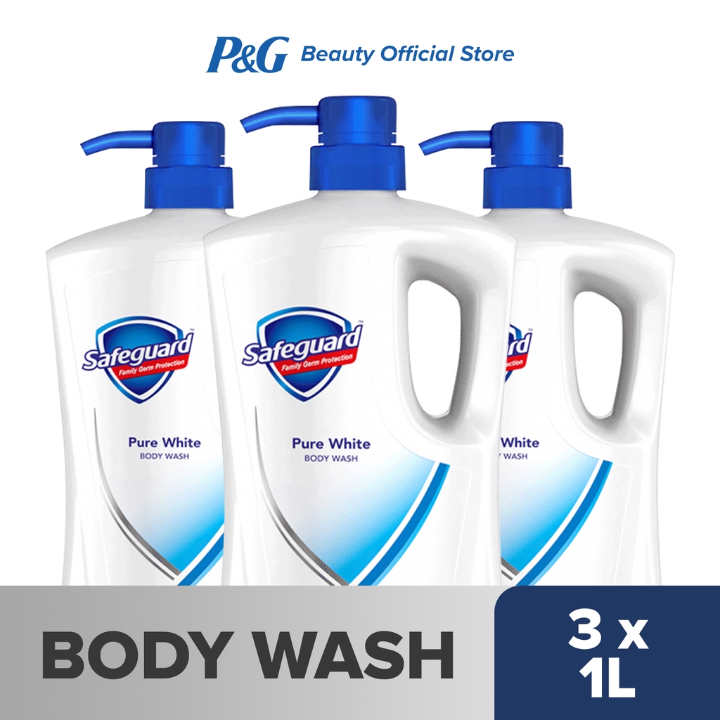 Safeguard Pure White Body Wash (1L) Trio Shopee Philippines