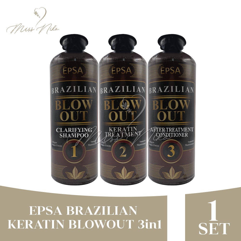 Brazilian Blowout Keratin . Brazilian Blowout Keratin Treatment Set 3in1 500ml Shopee Philippines