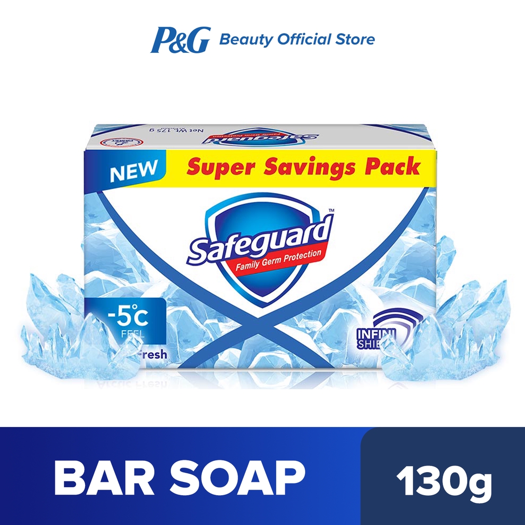 Safeguard Bar Soap Arctic Fresh (130g) Shopee Philippines