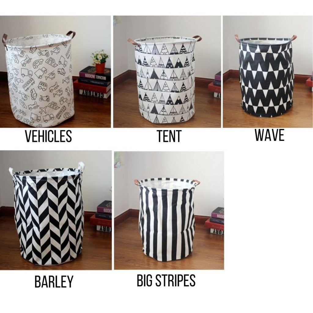 Multi Use Toy Storage Laundry Basket Laundry Hamper Shopee Philippines
