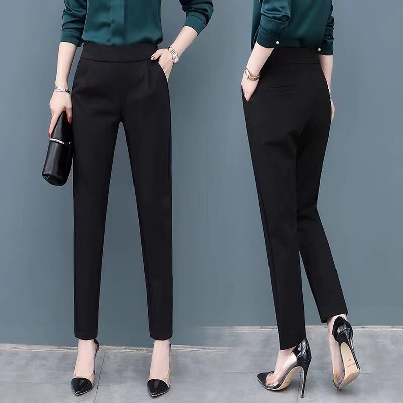 Black Slacks Pants for women S3XL Stretchable Shopee Philippines