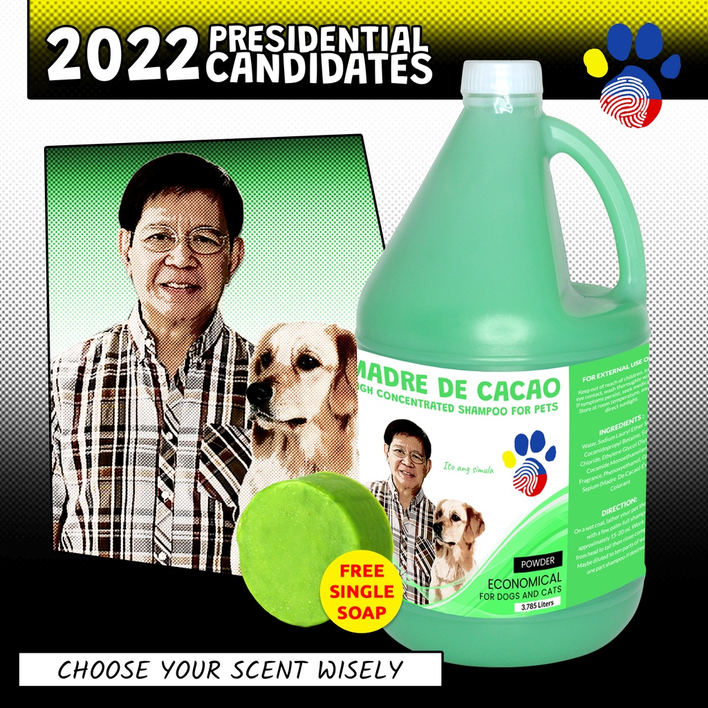 MADRE DE CACAO SHAMPOO 1 Gallon (Baby Powder scent) 2022 PRESIDENTIAL