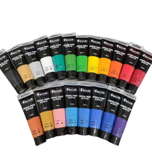 Acrylic paint 30ml/ 100ml Tube 【Focus】 Shopee Philippines
