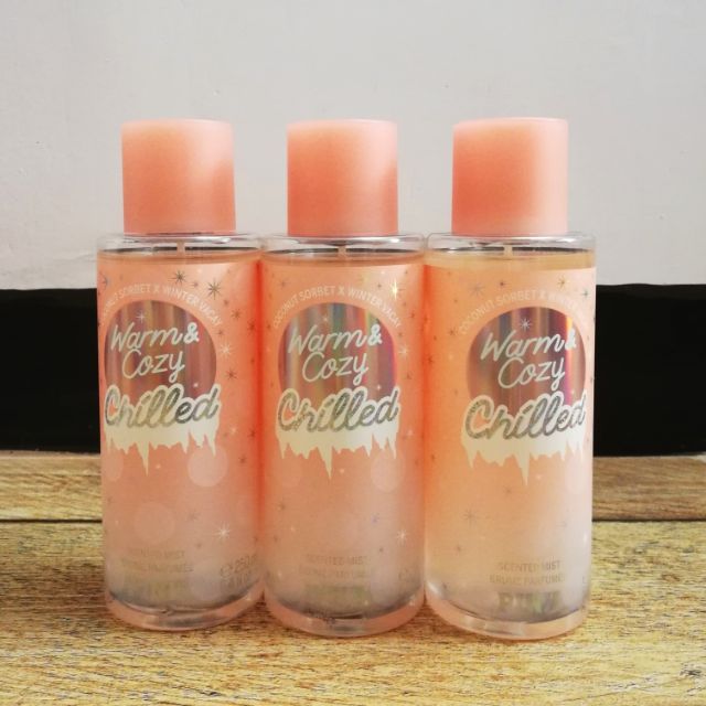NEW SCENT! VICTORIA'S SECRET PINK WARM & COZY CHILLED 250ml Shopee