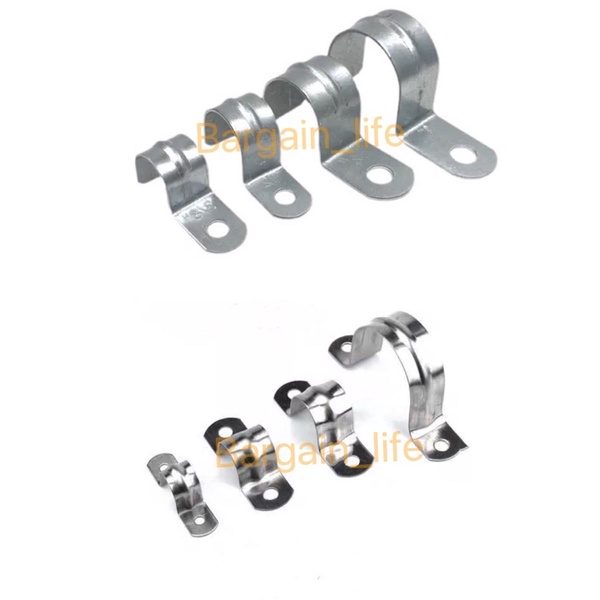 Heavy Duty Metal Conduit Clamps GI CLamps single double1/2 3/4 1