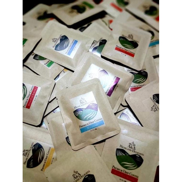 Premium Drip Coffee Single Sachet (Classic / Flavored) Shopee