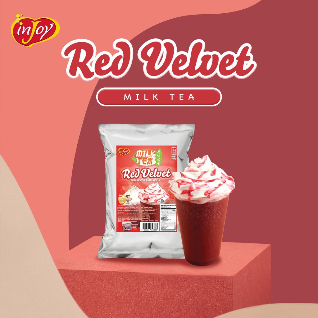 InJoy Red Velvet Milk Tea Shopee Philippines